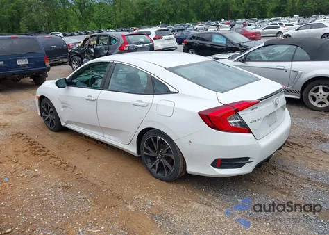 2021 Honda Civic Sport из США, поврежденный, VIN 2HGFC2F88MH522551